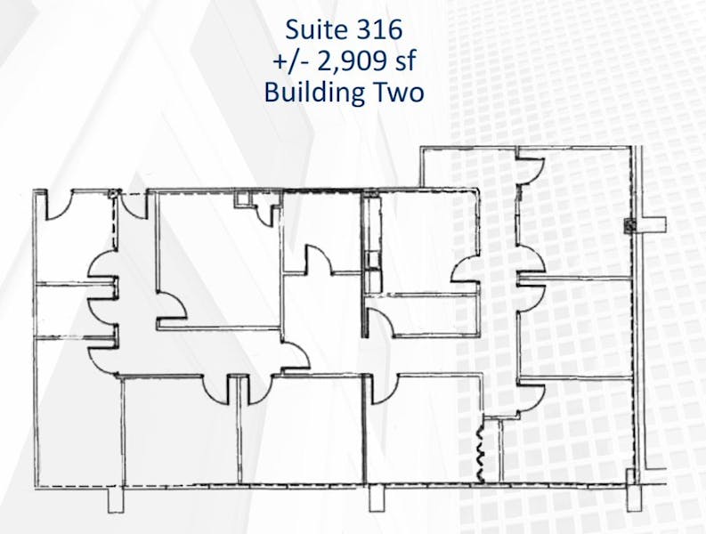 Suite 316 / 2,909 SF/ $4,000 + Electricity