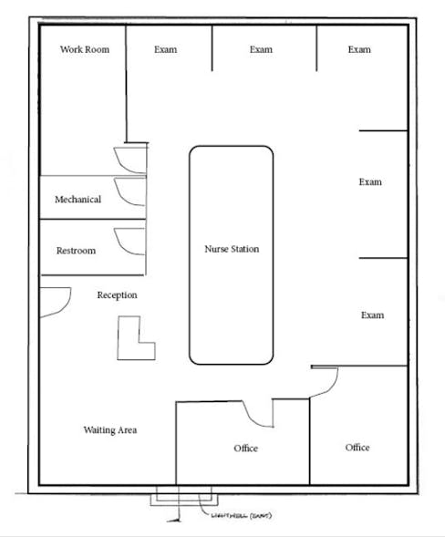 Suite 202 / 2,050 SF/ $3,588