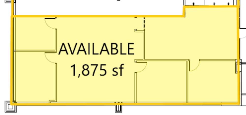 Suite 1 / 1,875 SF/ $3,516