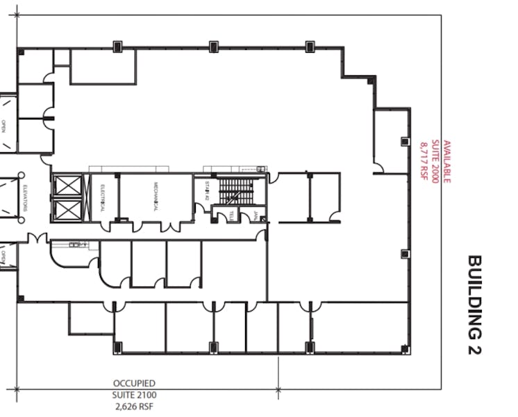 Suite 2000 / 8,717 SF/ $11,986 + Electricity